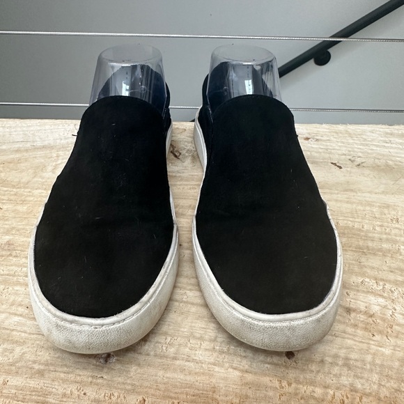 Steve Madden fayna black suede slip on low top sneaker casual athleisure rare 9 - Picture 3 of 8